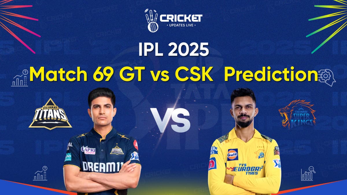 watch ipl 2025 match 69 Gujarat Titans take vs Chennai Superkings